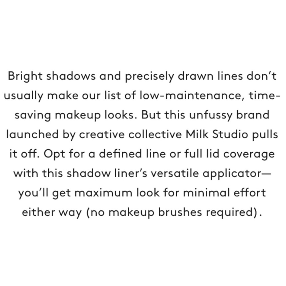 Milk Makeup Working Girl Eyeshadow EyeLiner Matte Black Cream - Picture 6 of 7